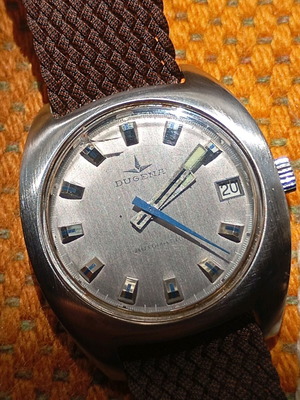 Vintage Dugena automatic watch used, diameter 37mm
