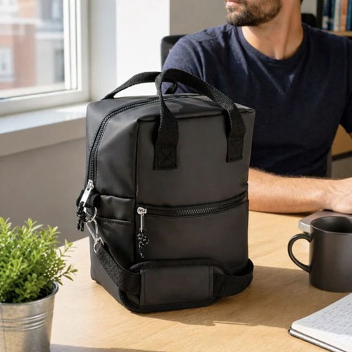 Insulated Food Bag 6L Black New