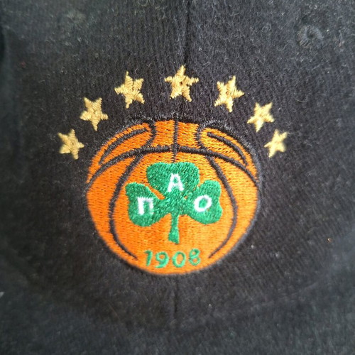 Panathinaikos Cap with embroidered logo like new, authentic