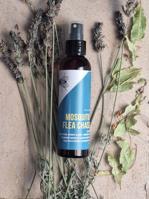 Mosquitoes & Fleas Chaser with eucalyptus, lavender and rosemary