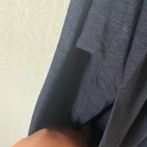 Small cotton salopette used with pockets