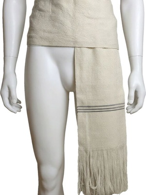 Woven Ivory Traditional Costume Belt 4 Meters MARK801 new
