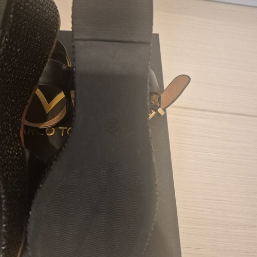 Marco Tozzi sandals platform size 38 like new, black