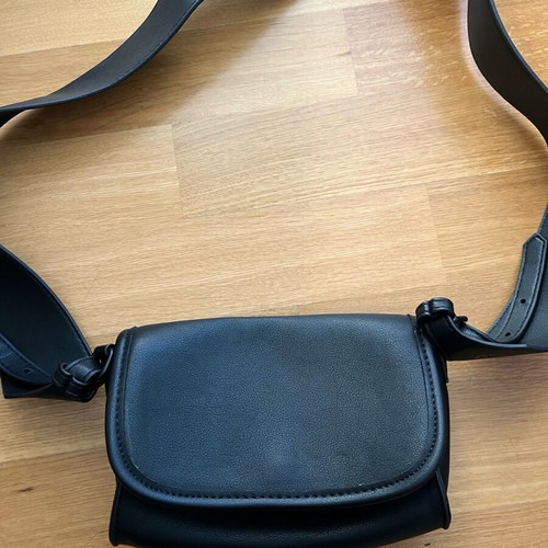 Bershka black banana bag new unisex
