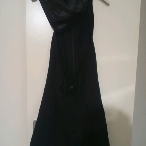 Zic Zac dress open back with hood like new, black, size S