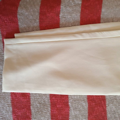 Yellow fabric pants like new, size S
