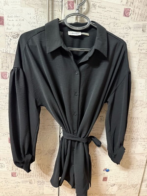 Calvin Klein blouse shirt new, size M 38 10, black