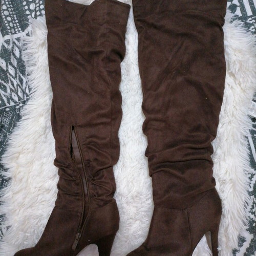 Kastoria boots knee-high like new, brown