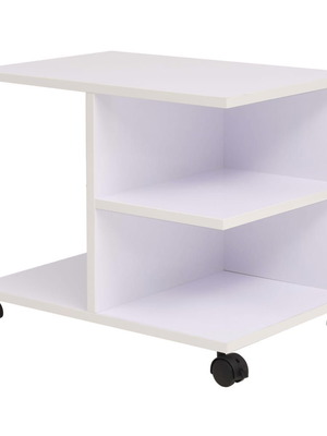 Ραφιέρα με Ρόδες Χρώμα Δρυός 50 x 35 x 42 εκατοστα