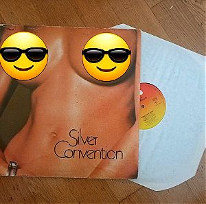 SILVER CONVENTION - SILVER CONVENTION LP SEXY COVER + RARE POSTER ENCLOSED Made in GREECE VG/VG+