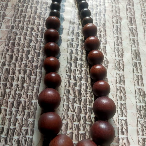 Wooden worry beads