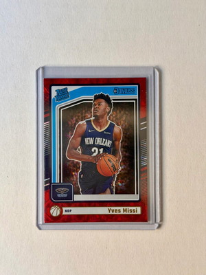 Yves Missi 2024-25 Panini Donruss Rated Rookie International Red RC καινούργιο