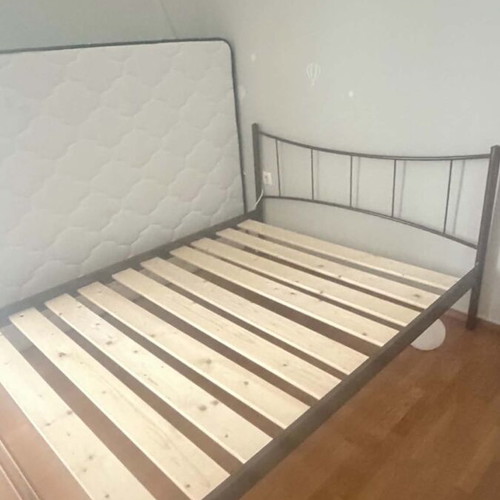 Double bed with mattress like new