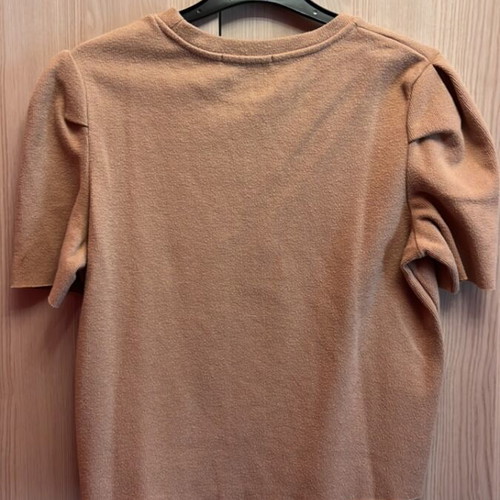 Bershka cotton crop tops like new, 2 pieces, medium size, gray and beige