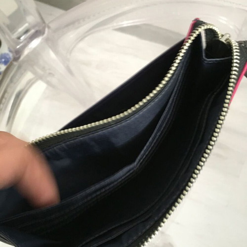Coach Legacy Zippy Wallet clutch like new, colorblock leather