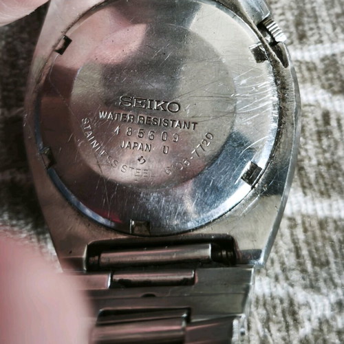 Seiko 5 Dx Automatic 1974 watch used, men's silver