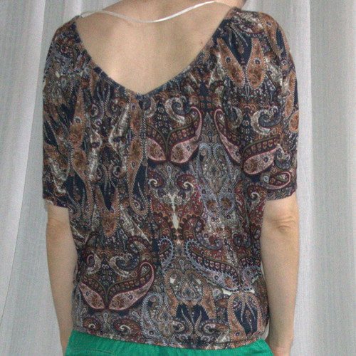 Bershka Paisley Print Boho Top Size M like new