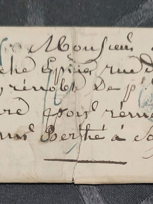 Γαλλική επιστολή 1829 μεταχειρισμένη