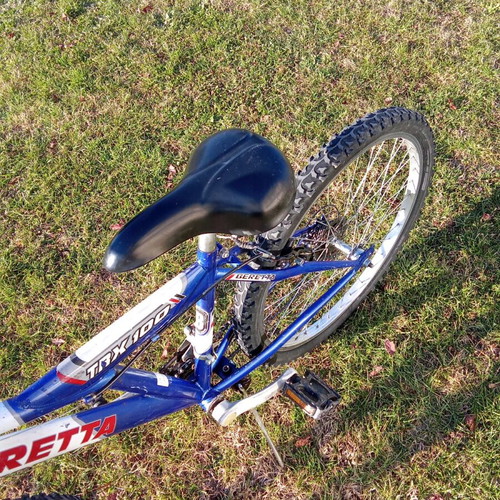 Mountain bike used, blue, 24 inch, with gears