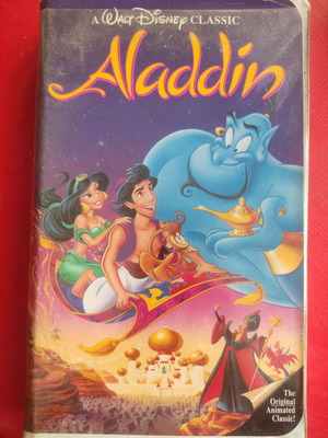Aladdin VHS used, English