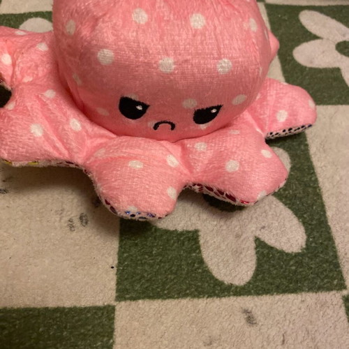 Reversible plush octopus like new with bonus doll