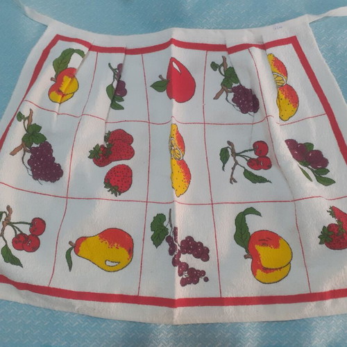 Teka terry cotton waist aprons new, set of two from Brazil