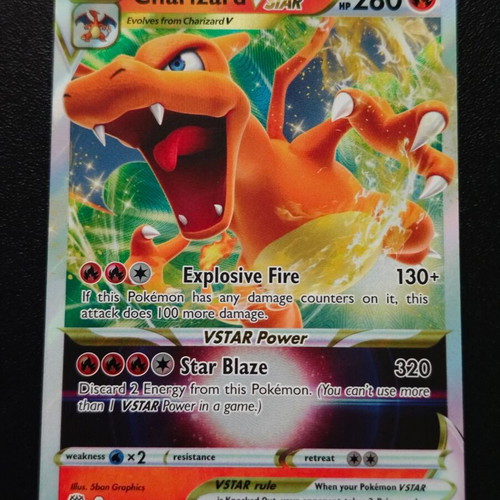 Pokemon Charizard VSTAR 018/172 Brilliant Stars 2022 card new