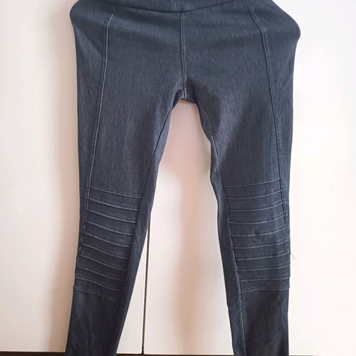 Ths Fashion leggings dark gray like new, fitted