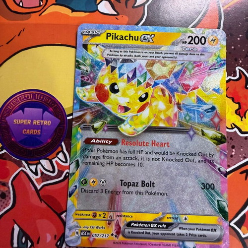 new pokemon scarlet and violet card set Pokemon Card】PIKACHU EX【SAR】(132/106) (SV8) Japanese PSA10