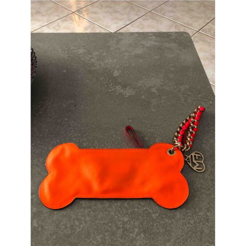 Frankie Morello clutch orange like new
