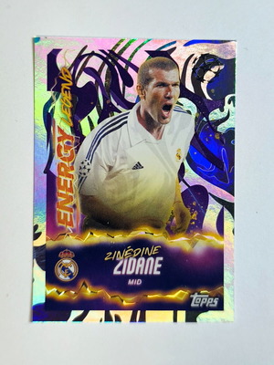 Topps Champions League 2025-2026 Energy Legend No. 567 Zinedine Zidane new