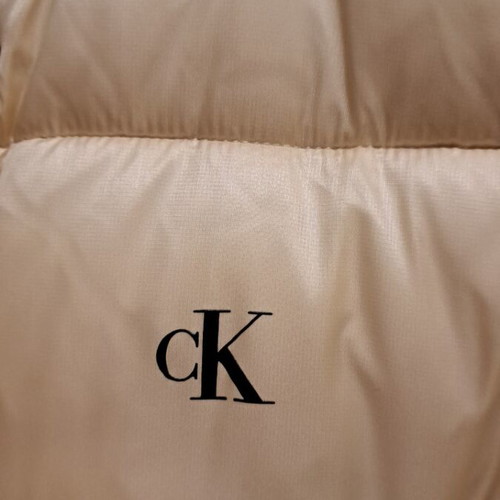 Calvin Klein puffer jacket gold like new, size L