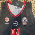 Olympiacos Fournier Large Final Four collectible jersey, new with tag
