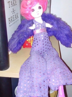 Συλλεκτική κούκλα πανίνη Sephora ντίσκο disco girl μεταχειρισμένη