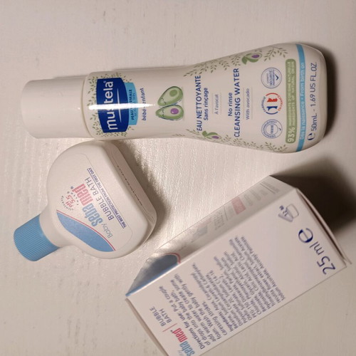 Bundle Sebamed Bubble Bath and Mustela Cleansing Water new