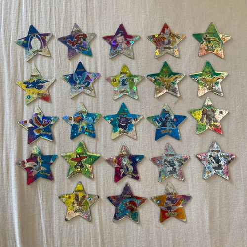 Pokemon star tags used, each sold separately