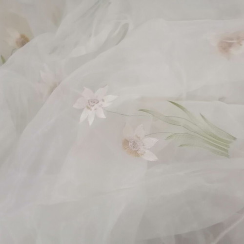 Polyester organza 3.40x3 imported, excellent quality new