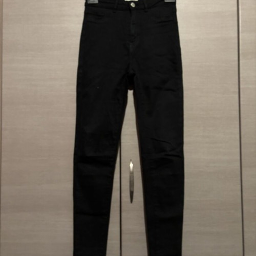 Pull & Bear Rana High Waist Skinny Jeans like new, black, EU 36