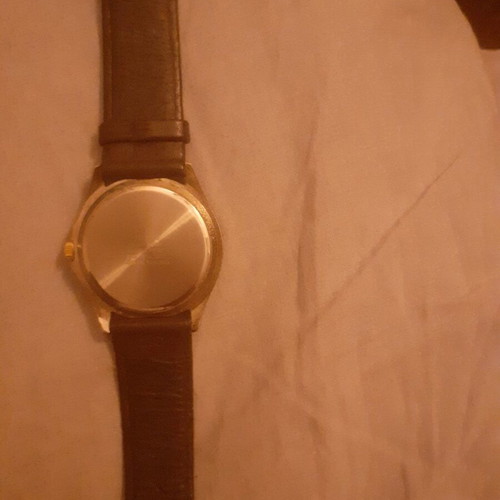 Jemis men's watch like new, waterproof, leather strap