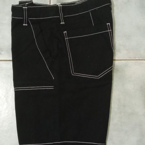 Blue Black Jean Bermuda shorts new, size 36, H&M