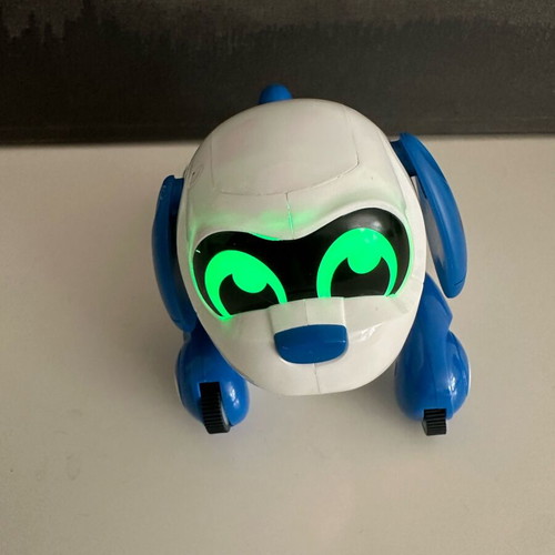 Walking Robot Dog Toy with LED Lights Silverlit like new