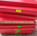 Wall shelf ladder-shaped new