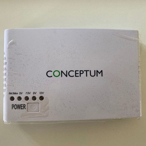 Conceptum mini UPS new for Modem, Routers, IP Telephony etc.