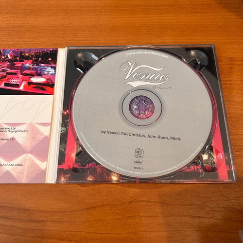 Venue 8 CD compilation used, electronic genre