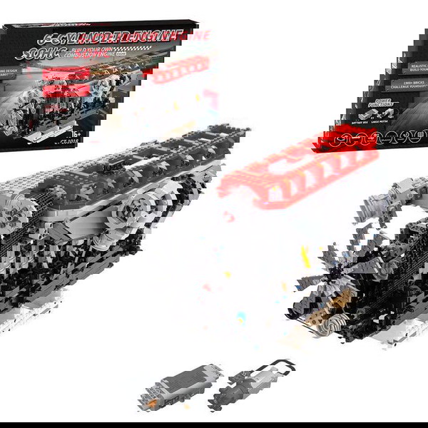 6 Κύλινδρη κατασκευή μοτέρ 3D