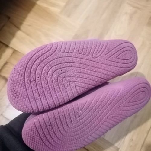 Women's lilac slippers used, size 40