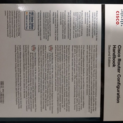 Cisco Router Configuration Handbook new