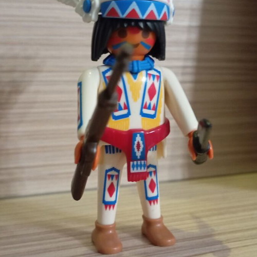 Playmobil Indian Chief figure like new