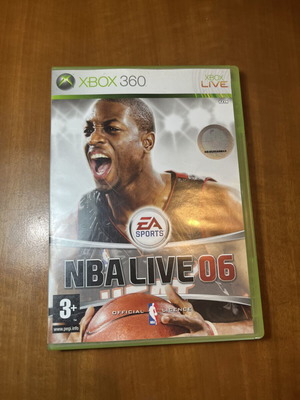 NBA Live 06 Xbox 360 παιχνίδι μεταχειρισμένο, πλήρες με manual