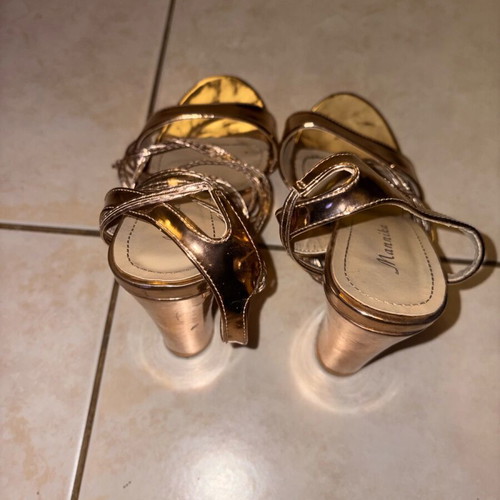 Mannika High Heels Like New Rose Gold Size 37